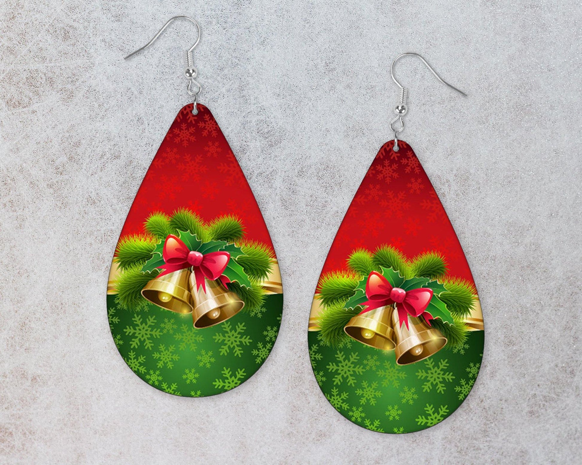 Christmas Bells Teardrop Earrings - Schoppix Gifts