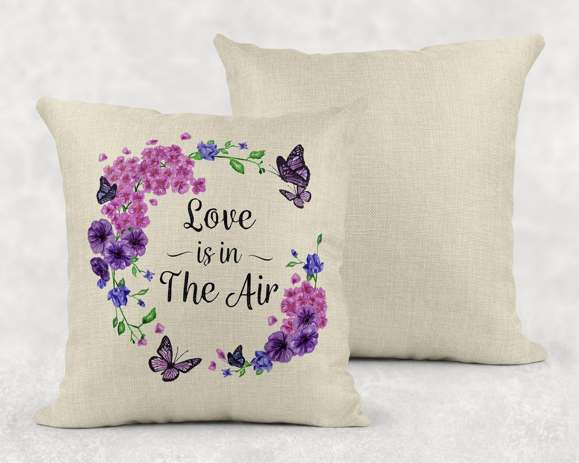 Love is in the Air Linen Pillow Sham - Schoppix Gifts