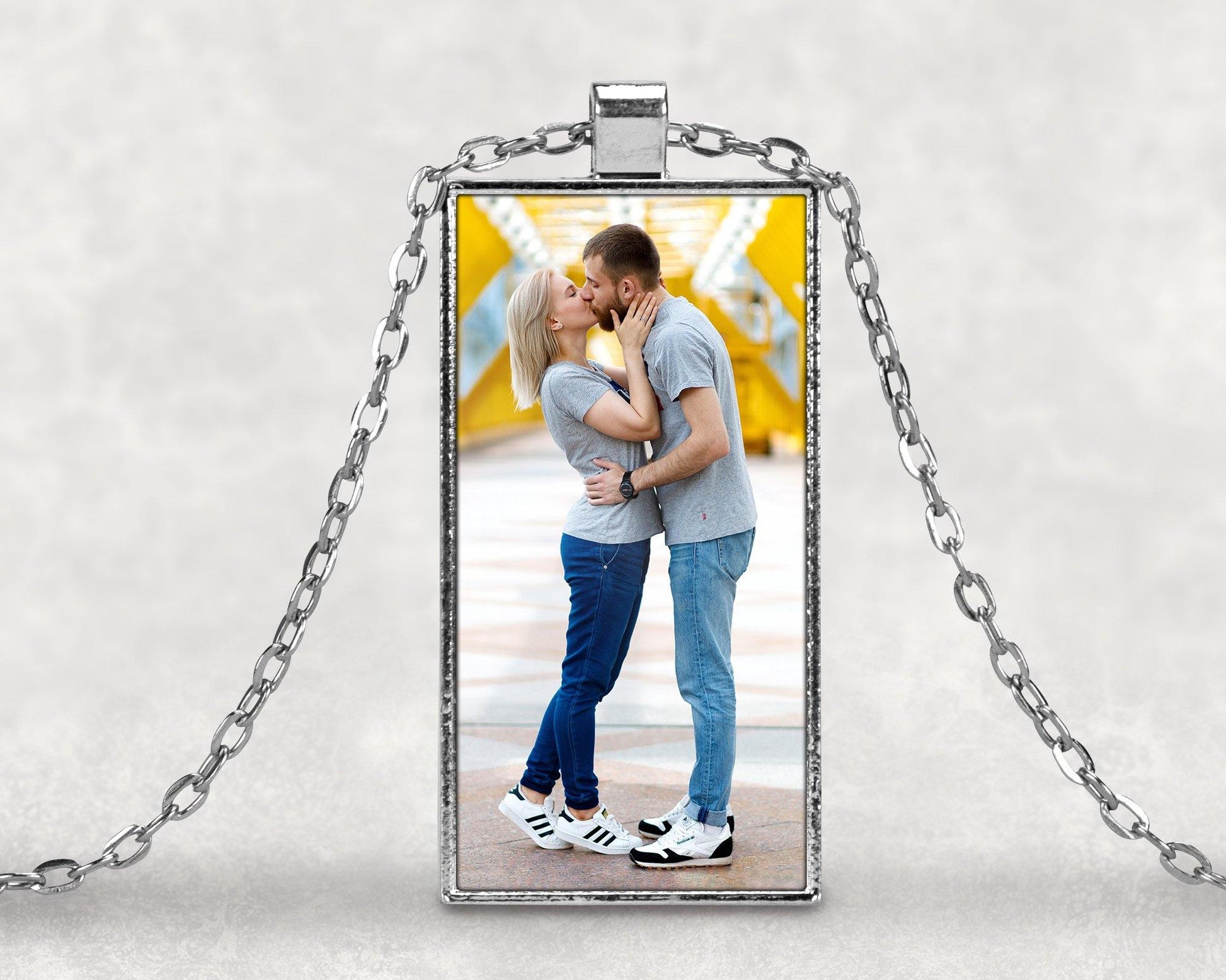 Create Your Own Rectangle Bezel Pendant - Schoppix Gifts