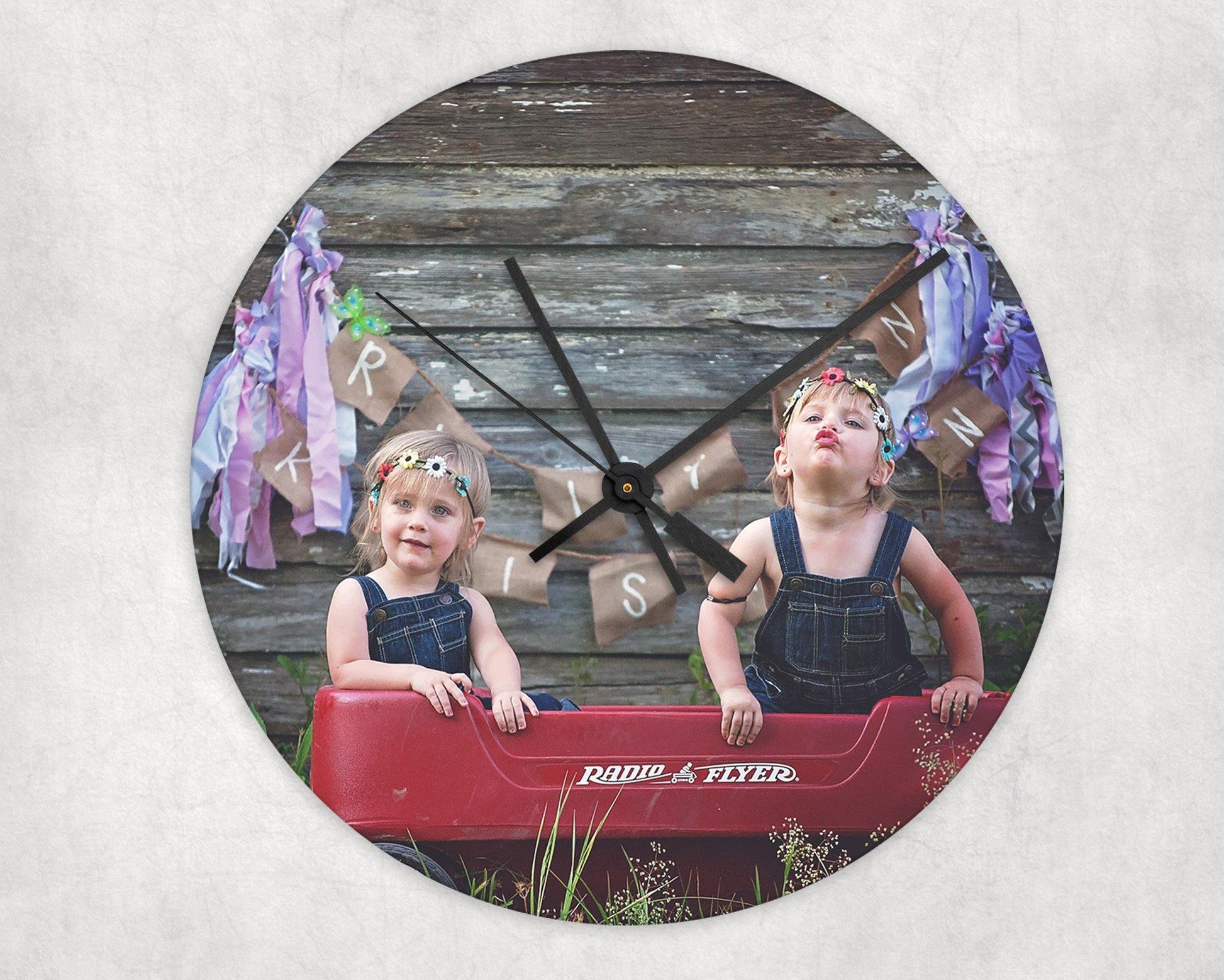 Create Your Own Round Clock - Schoppix Gifts