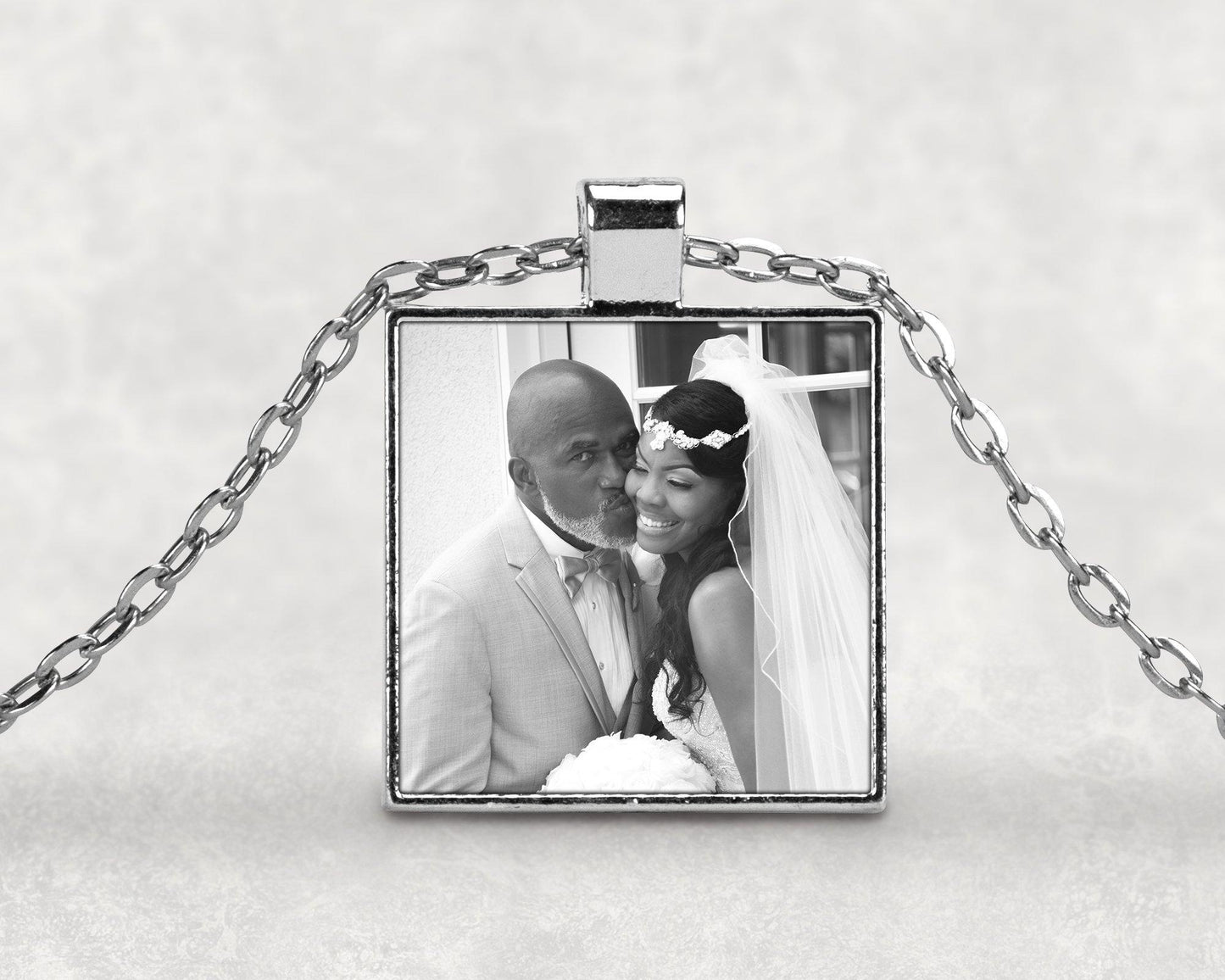 Create Your Own Square Bezel Pendant - Schoppix Gifts