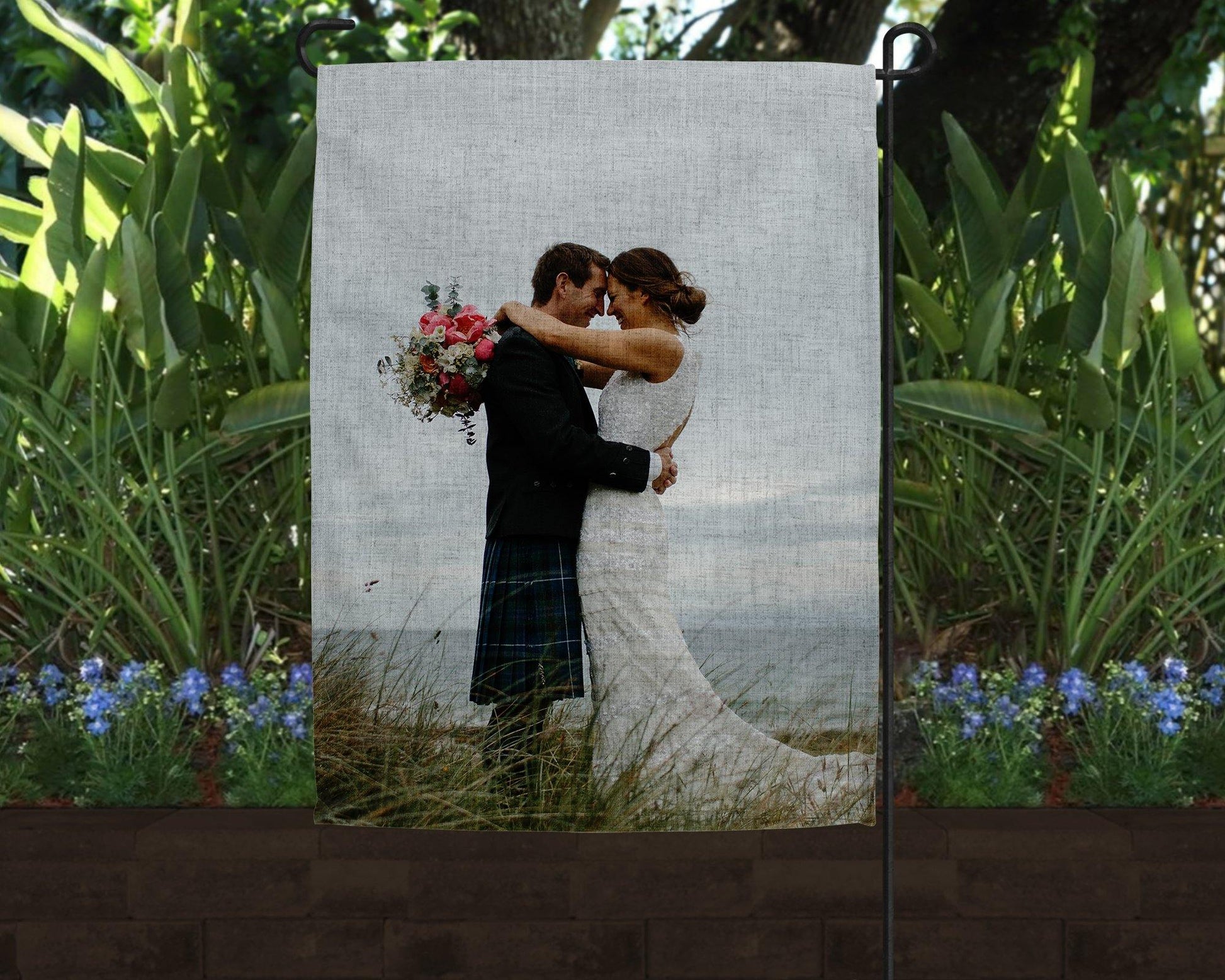 Create Your Own Linen Garden Flag - Schoppix Gifts