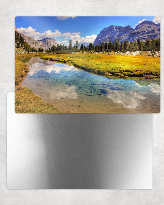 Mountain Stream Metal Photo Panel - 8x12 or 12x18 - Schoppix Gifts