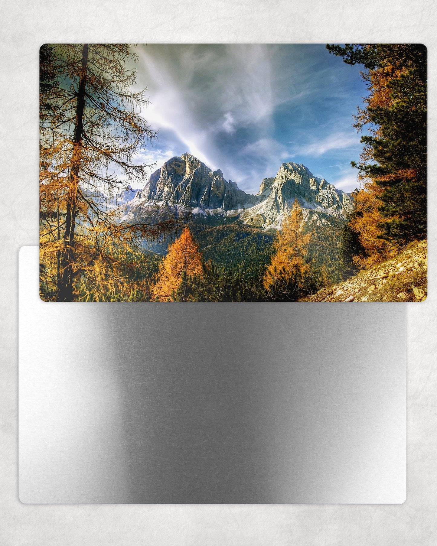 Mountain Sky Landscape Metal Photo Panel - 8x12 or 12x18 - Schoppix Gifts