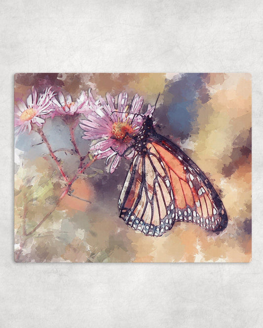Monarch Butterfly Metal Photo Panel - 8x10 - Schoppix Gifts