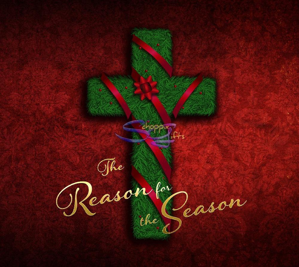 Reason for the Season Holiday Cross 20oz Stainless Steel Tumbler - Schoppix Gifts