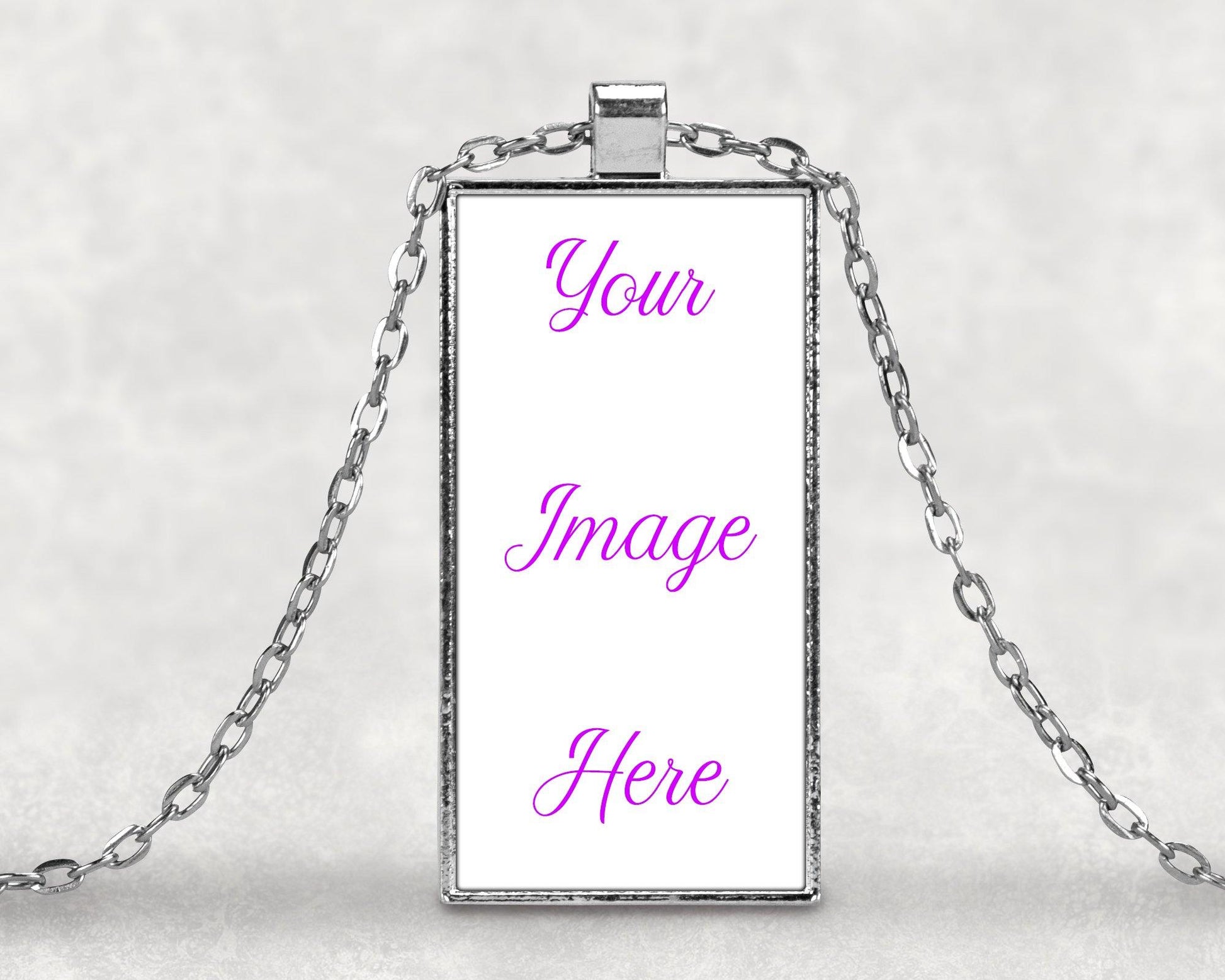 Create Your Own Rectangle Bezel Pendant - Schoppix Gifts