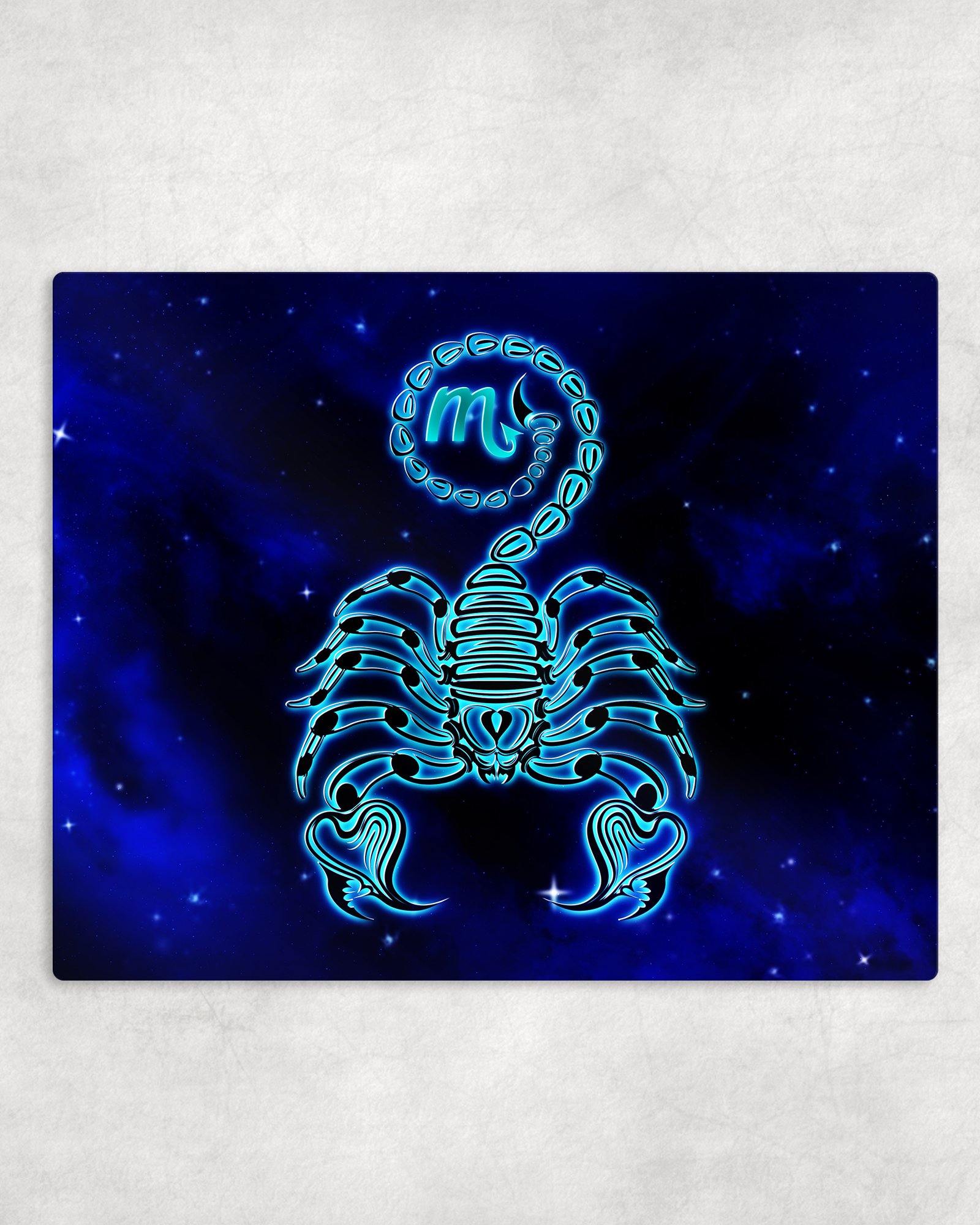 Zodiac Scorpio Metal Photo Panel - 8x10 - Schoppix Gifts