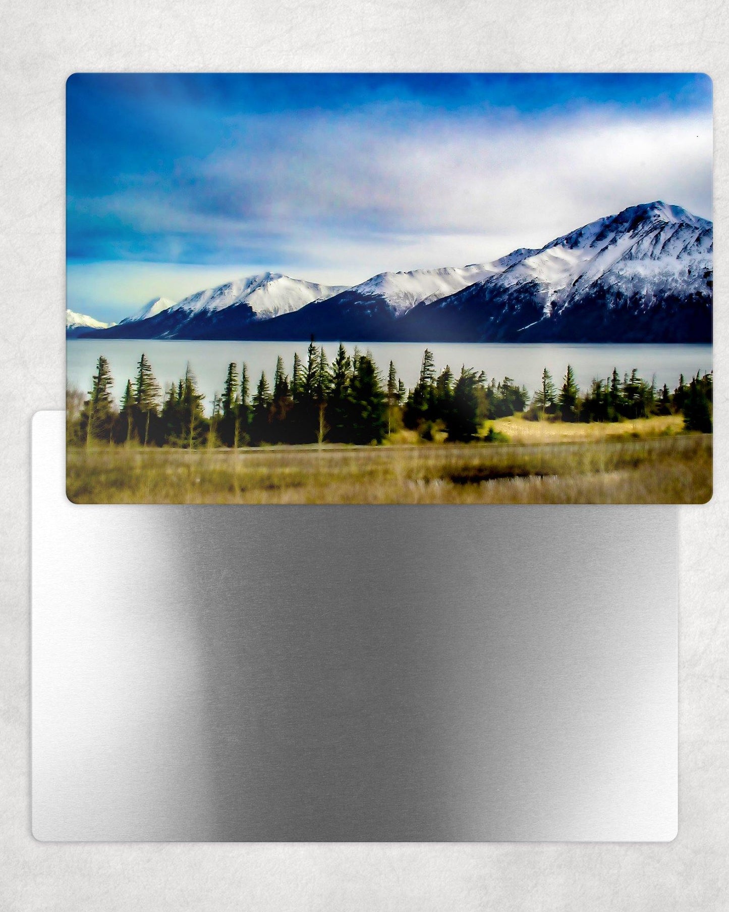 Seward Highway Alaska Metal Photo Panel - 8x12 or 12x18 - Schoppix Gifts