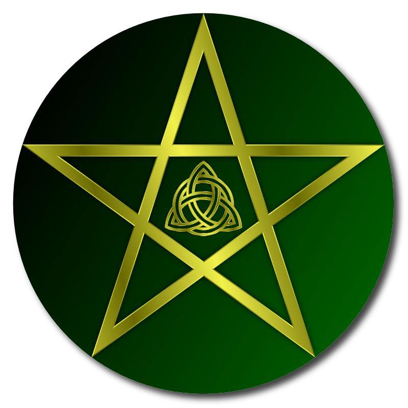 Wiccan Pentacle Drink Coasters - Schoppix Gifts