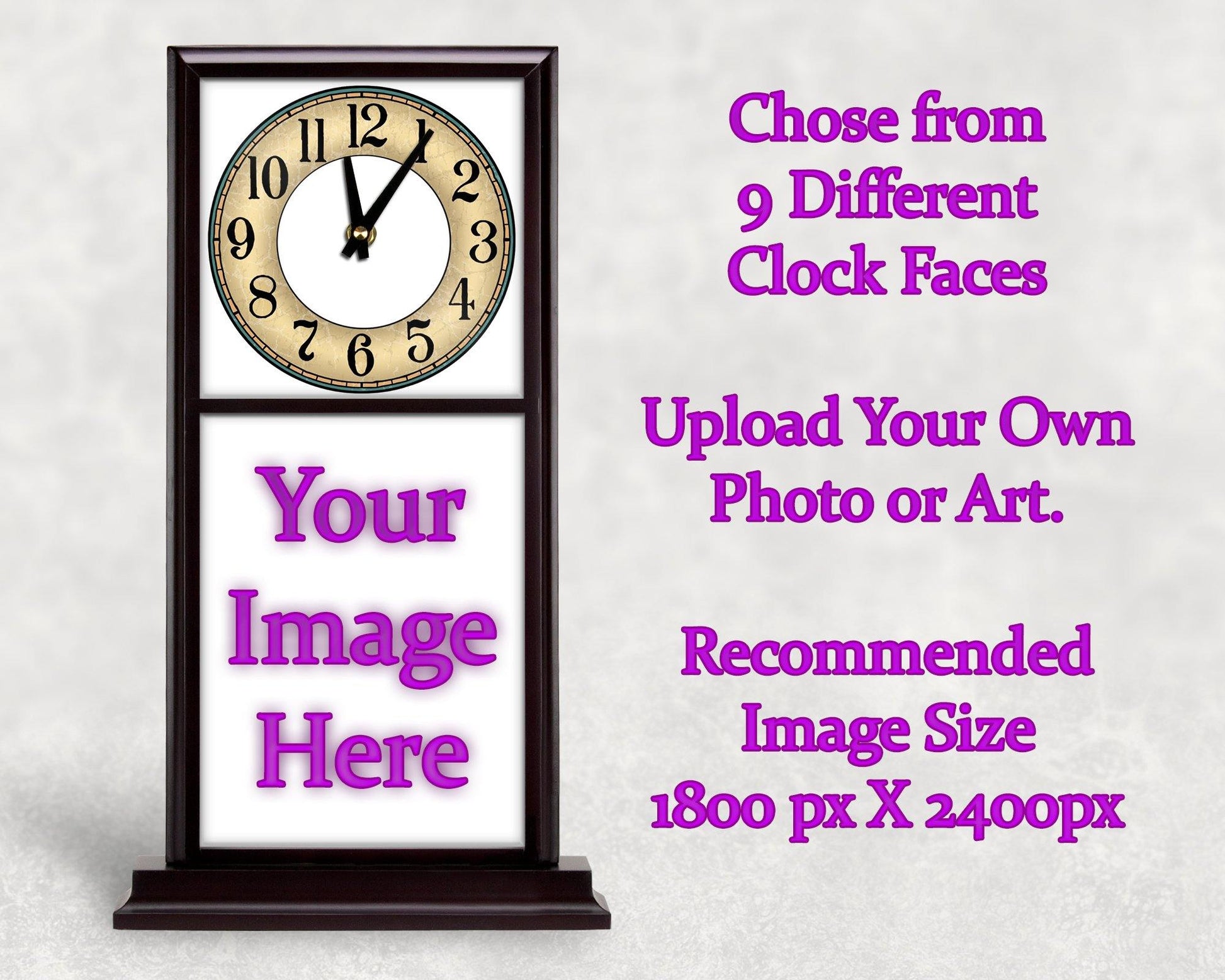 Create Your Own Mantle Clock - Schoppix Gifts