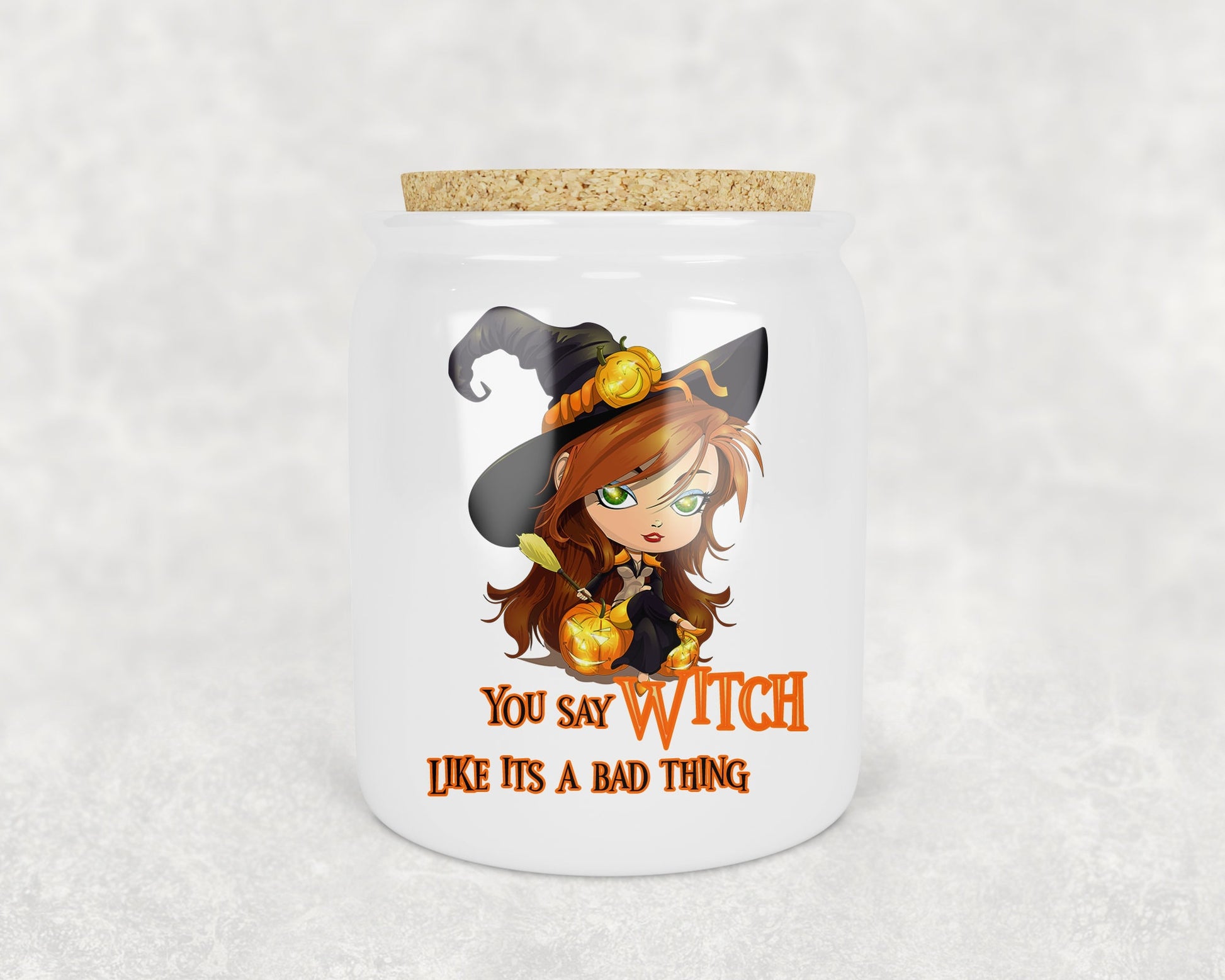 Cute Witch Bad Thing Treat Jar - Schoppix Gifts