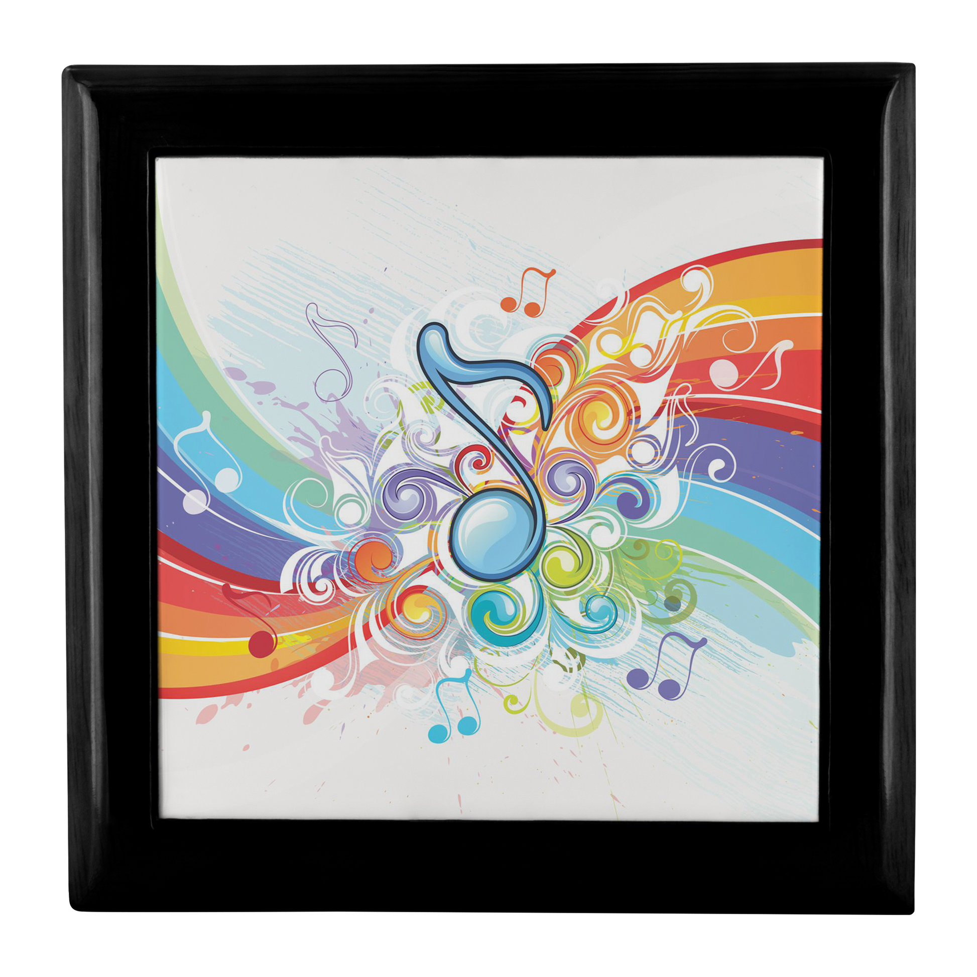 Rainbow Music Notes Jewelry Box - Schoppix Gifts
