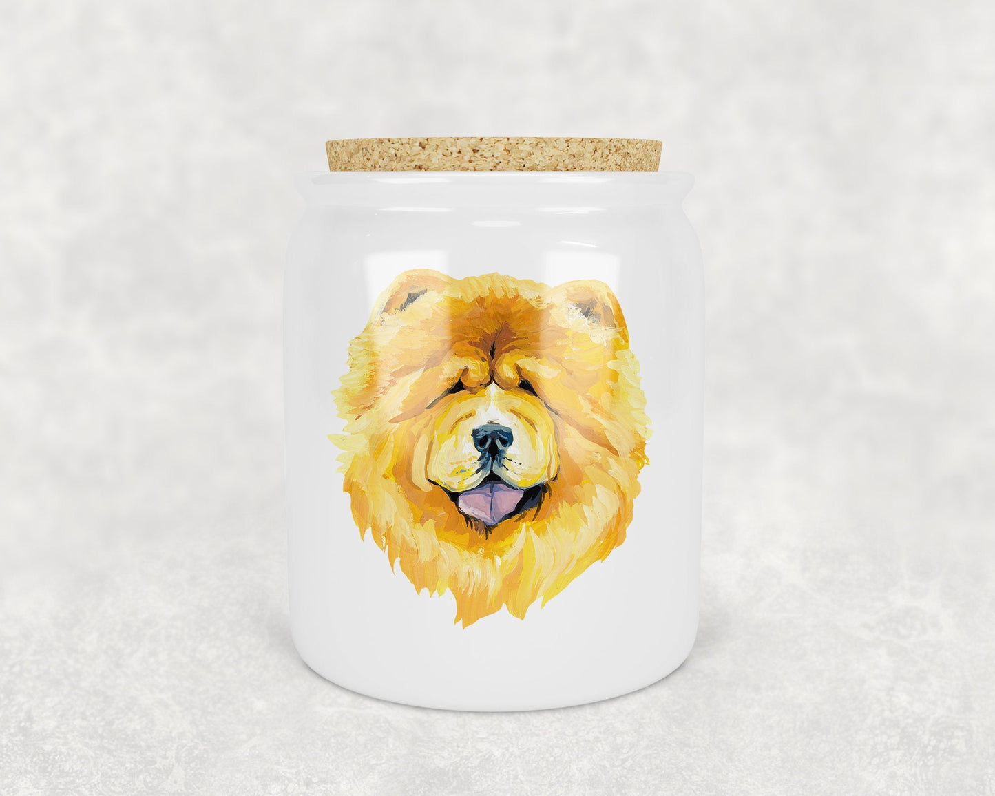 Chow Dog Porcelain Treat Jar - Schoppix Gifts