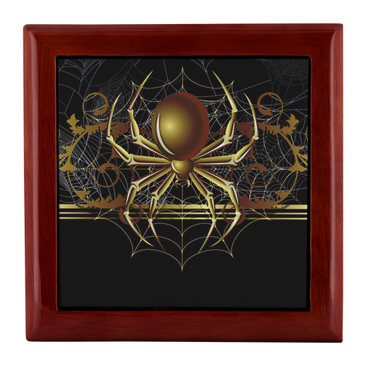 Gold Spider Jewelry Box - Schoppix Gifts