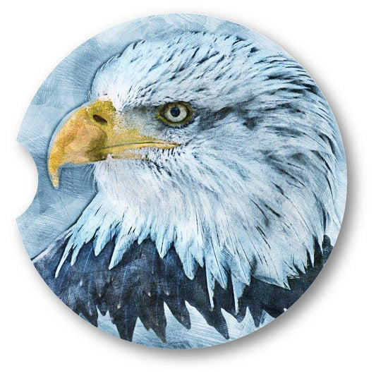 Bald Eagle Car Coasters-Set of 2 - Schoppix Gifts