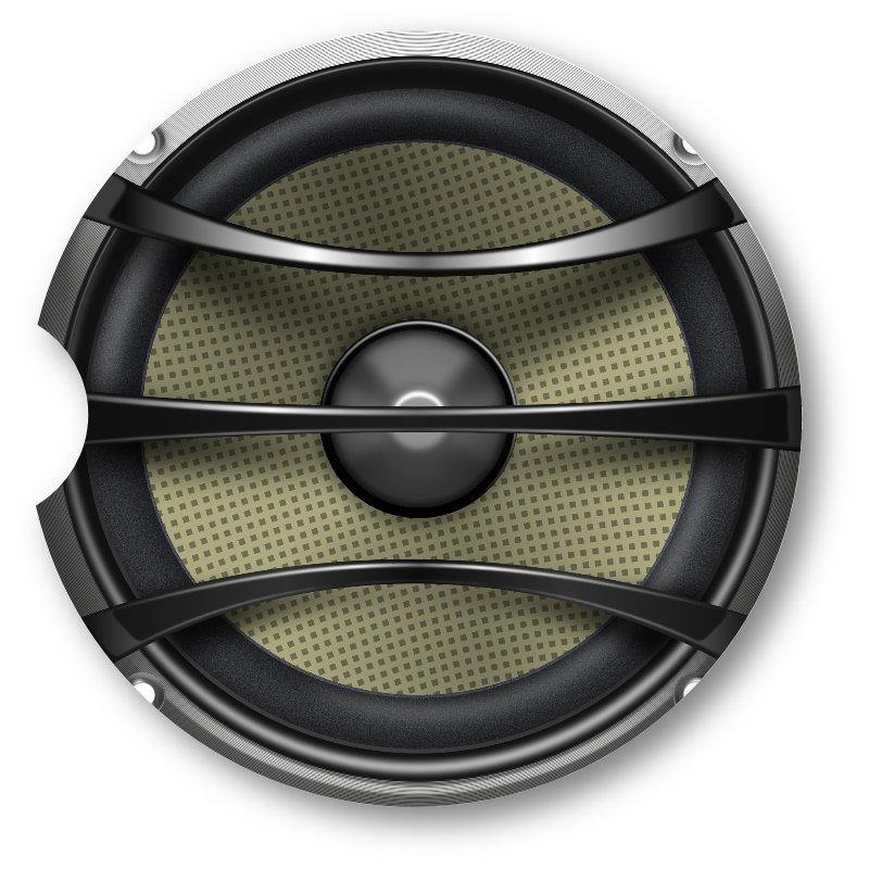 Audio Speaker Car Coasters set of 2 - Schoppix Gifts