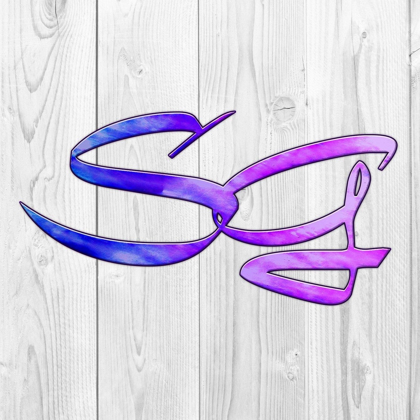 Beautiful Rainbow Music Notes Aluminum License Plate, music lovers gifts for women - Schoppix Gifts