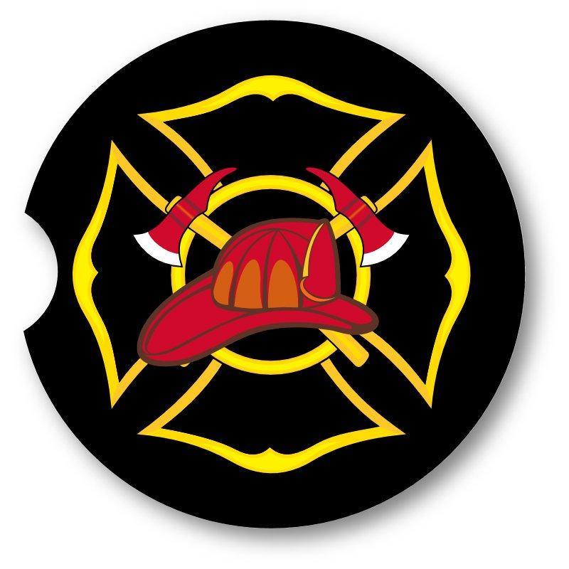 Maltese Cross/Florian Cross Car Coasters set of 2. - Schoppix Gifts