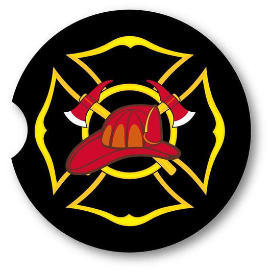 Maltese Cross/Florian Cross Car Coasters set of 2. - Schoppix Gifts