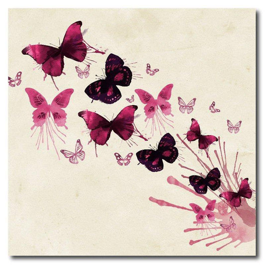 Butterfly Kaleidoscope Square Drink Coaster-Set of 4- Available in 4 styles! - Schoppix Gifts