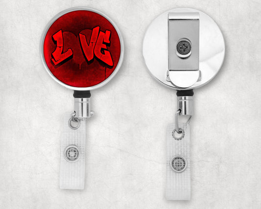 LOVE Graffiti Art Badge Reel