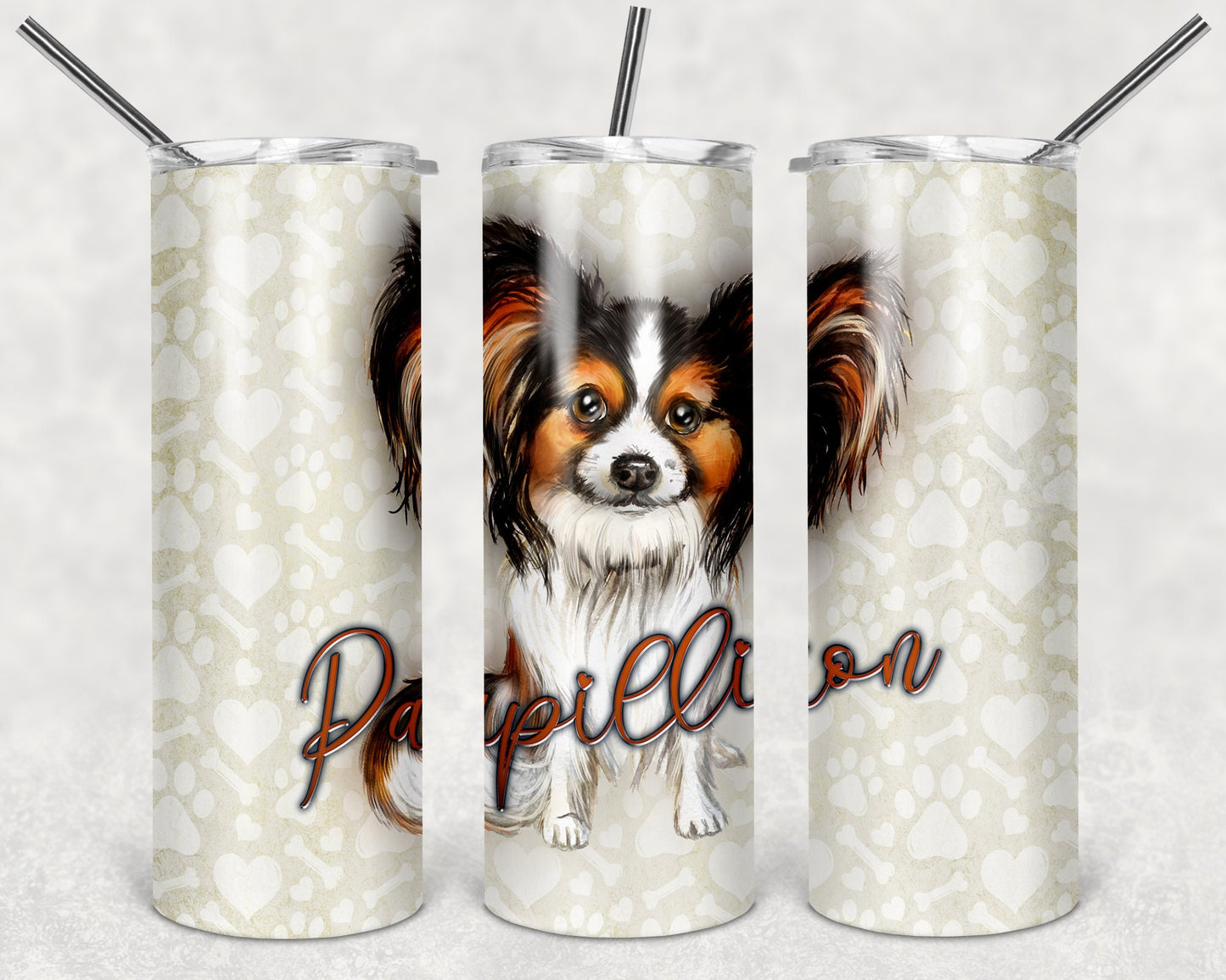 Papillion Art 20oz Skinny Tumbler - Stainless Steel