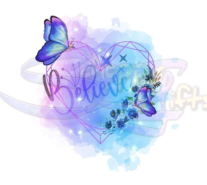 Inspriration Butterfly Art 20oz Skinny Tumbler - Stainless Steel