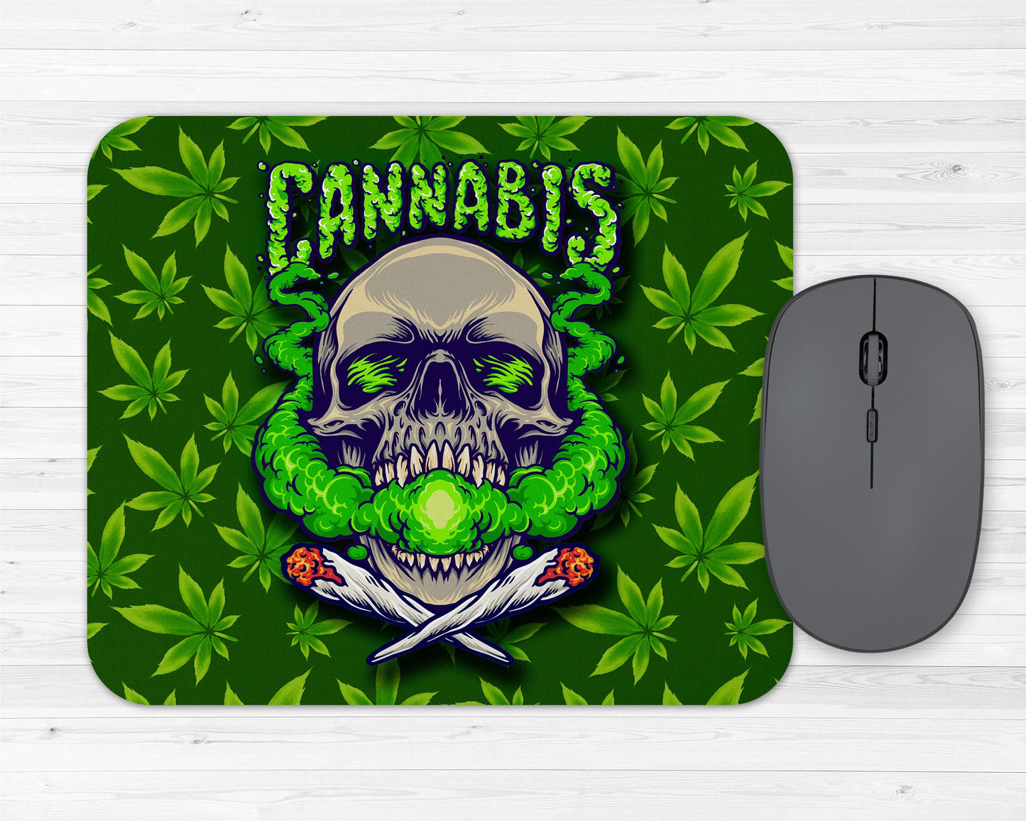 Stoner Art Pothead Cannabis Marijuana Rubber Mousepads - 10 Different Designs