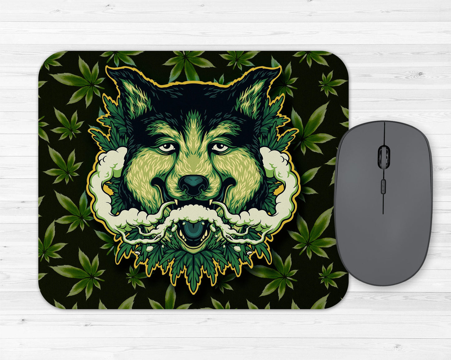 Stoner Art Pothead Cannabis Marijuana Rubber Mousepads - 10 Different Designs