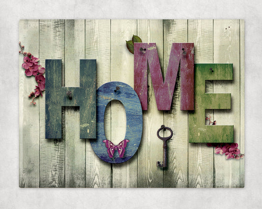 Decorative HOME Country Art Decorative Ceramic Tile with Optional Easel Back - 6x8 inches