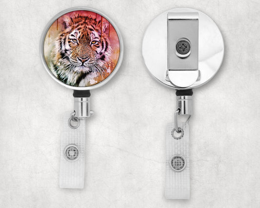 Tiger Portrait Art Badge Reel