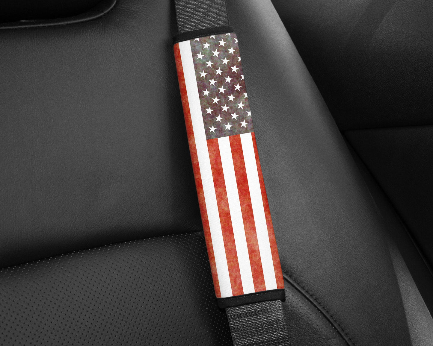 American Flag Seat Belt Pad