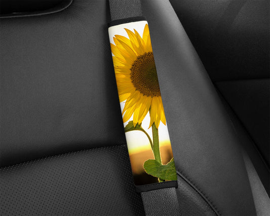Autumn Sunflower Art Seatbelt Pad