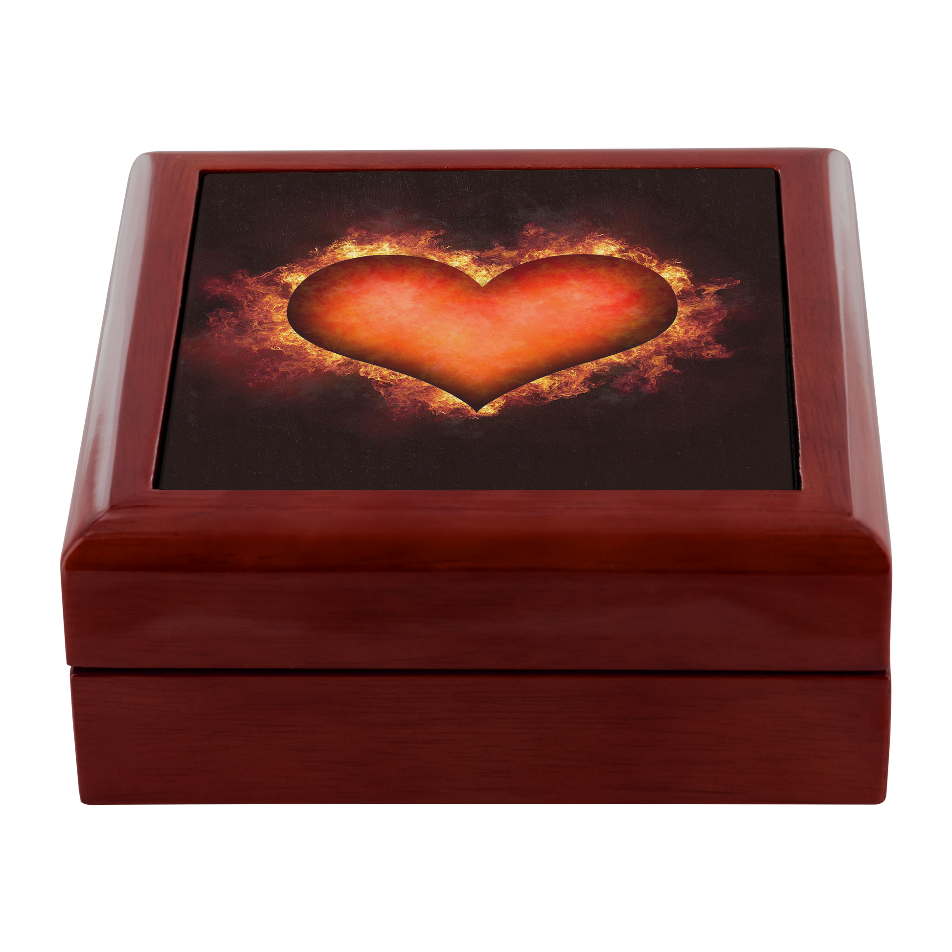 Flaming Heart Jewelry Box - Schoppix Gifts