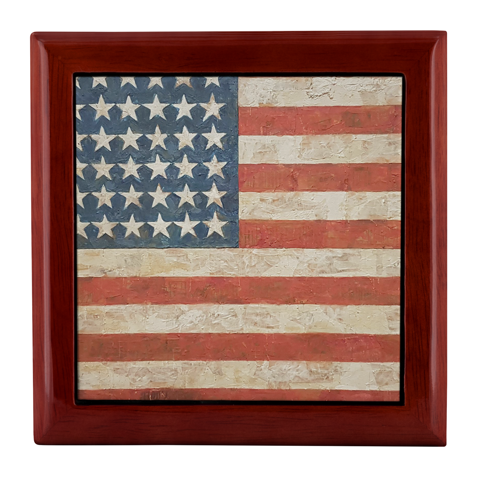 Rustic American Flag Jewelry Box - Schoppix Gifts