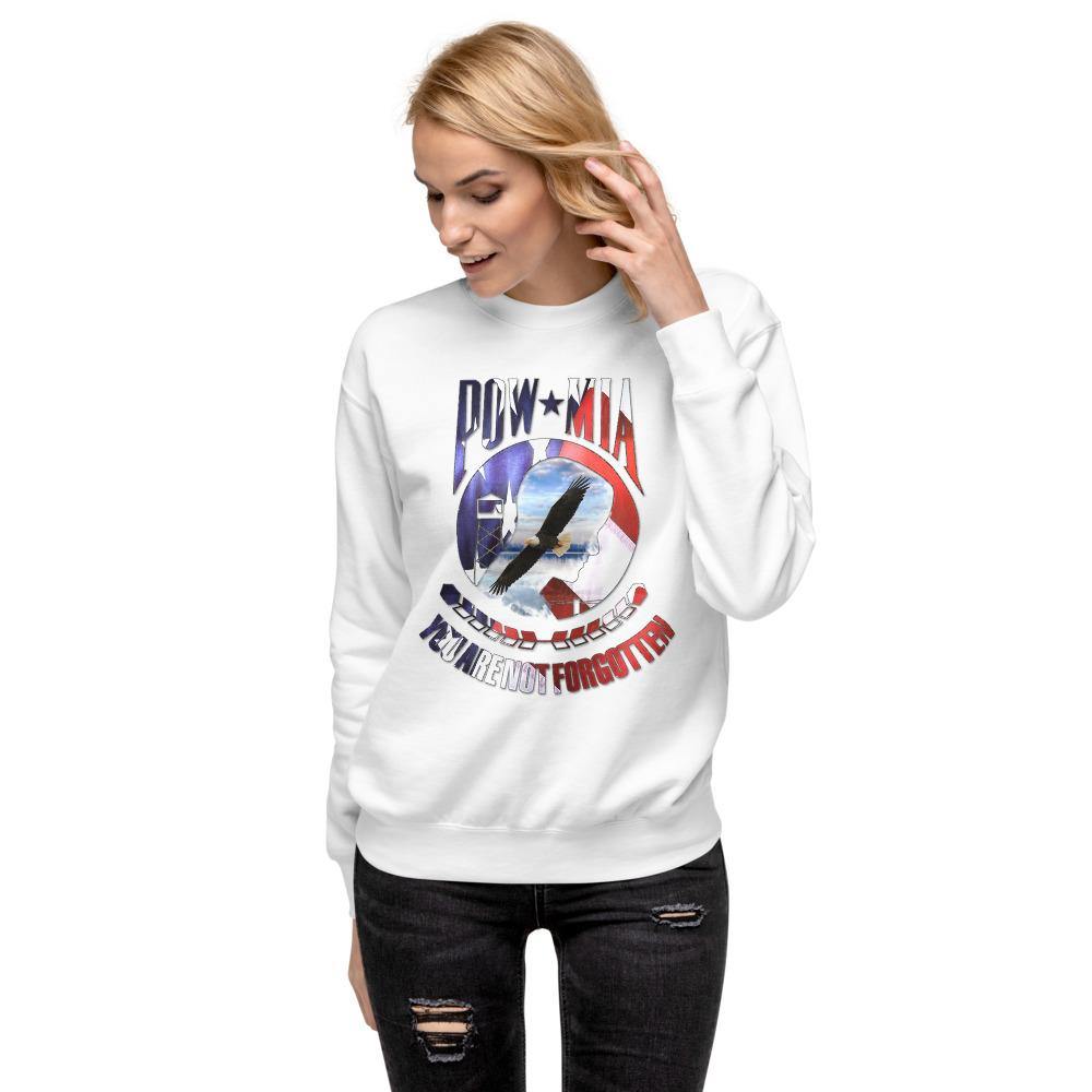 POW/MIA Unisex Fleece Pullover - Schoppix Gifts
