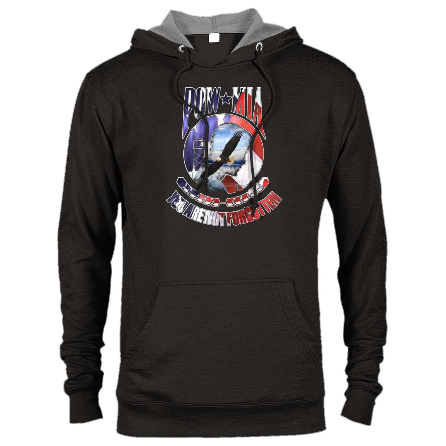 POW MIA Premium Unisex Pullover Hoodie - Schoppix Gifts