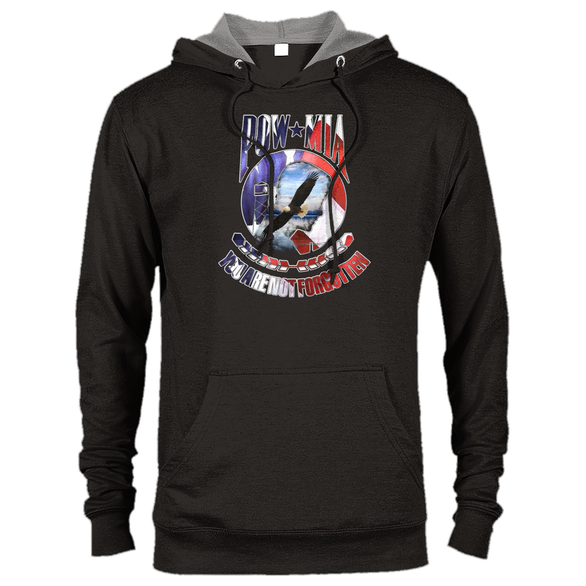 POW MIA Premium Unisex Pullover Hoodie - Schoppix Gifts