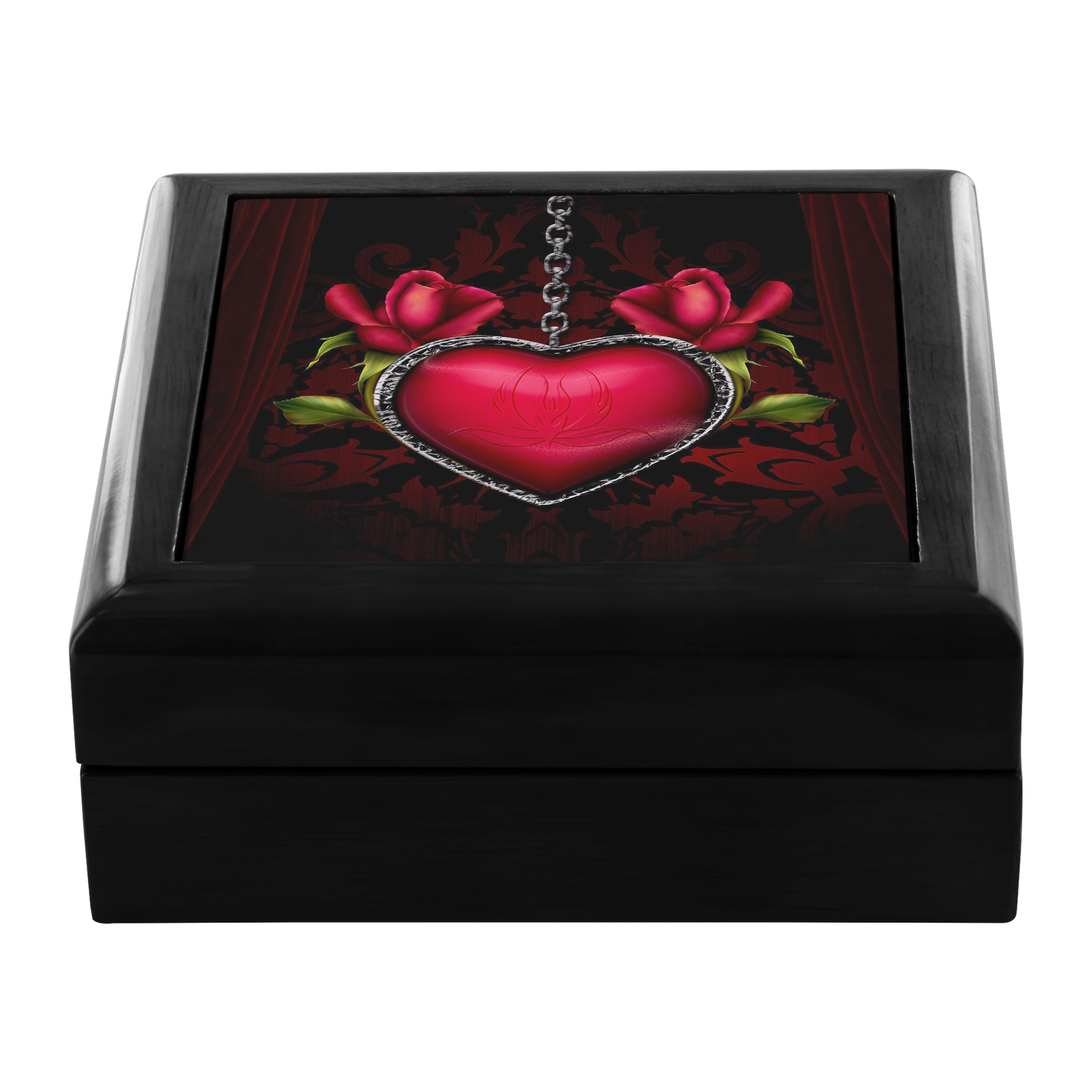 Red Heart Locket Jewelry Box - Schoppix Gifts