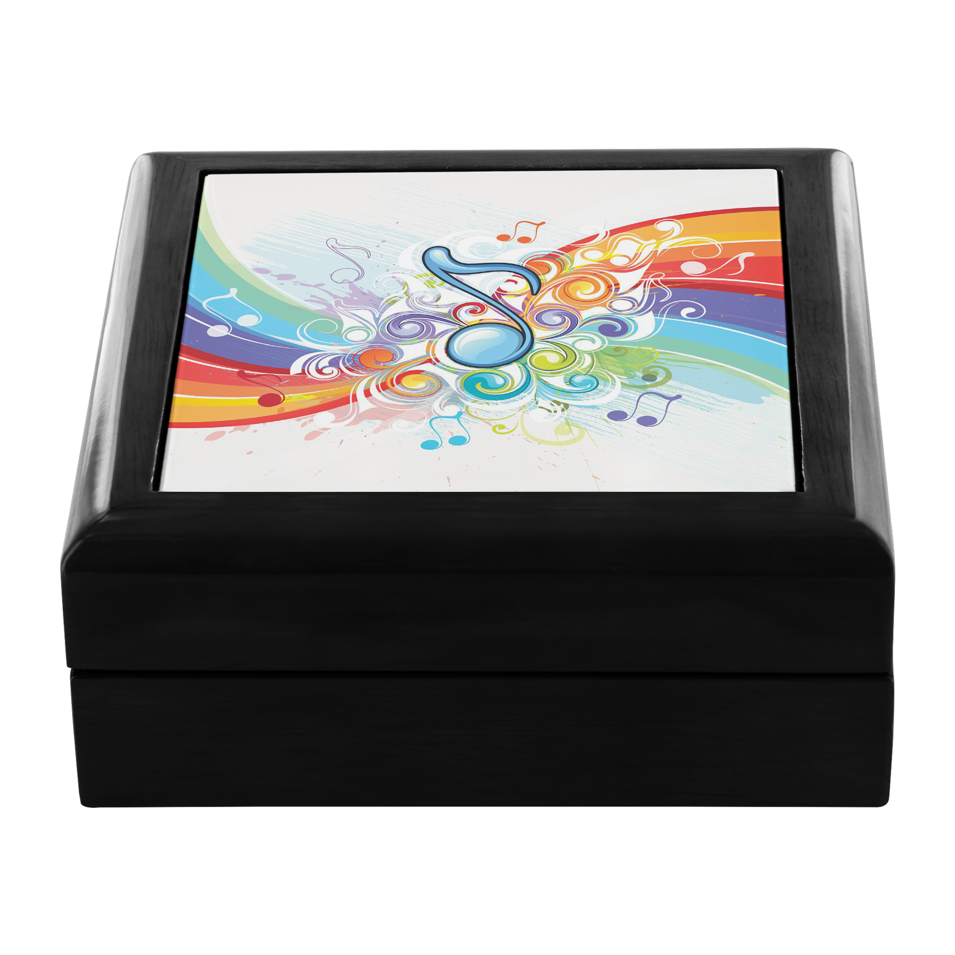 Rainbow Music Notes Jewelry Box - Schoppix Gifts