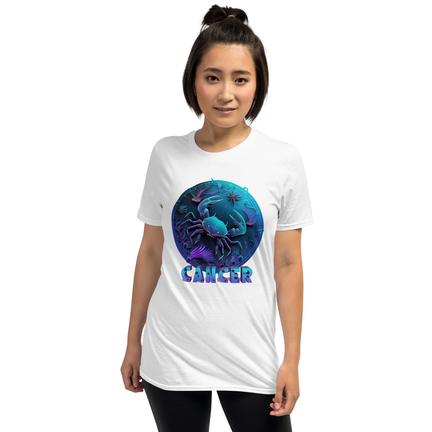 Zodiac Cancer Art Short-Sleeve Unisex T-Shirt