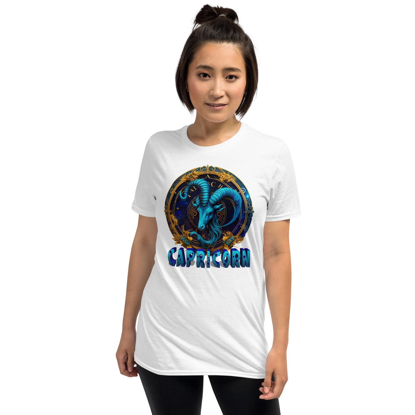 Capricorn Zodiac Art Short-Sleeve Unisex T-Shirt