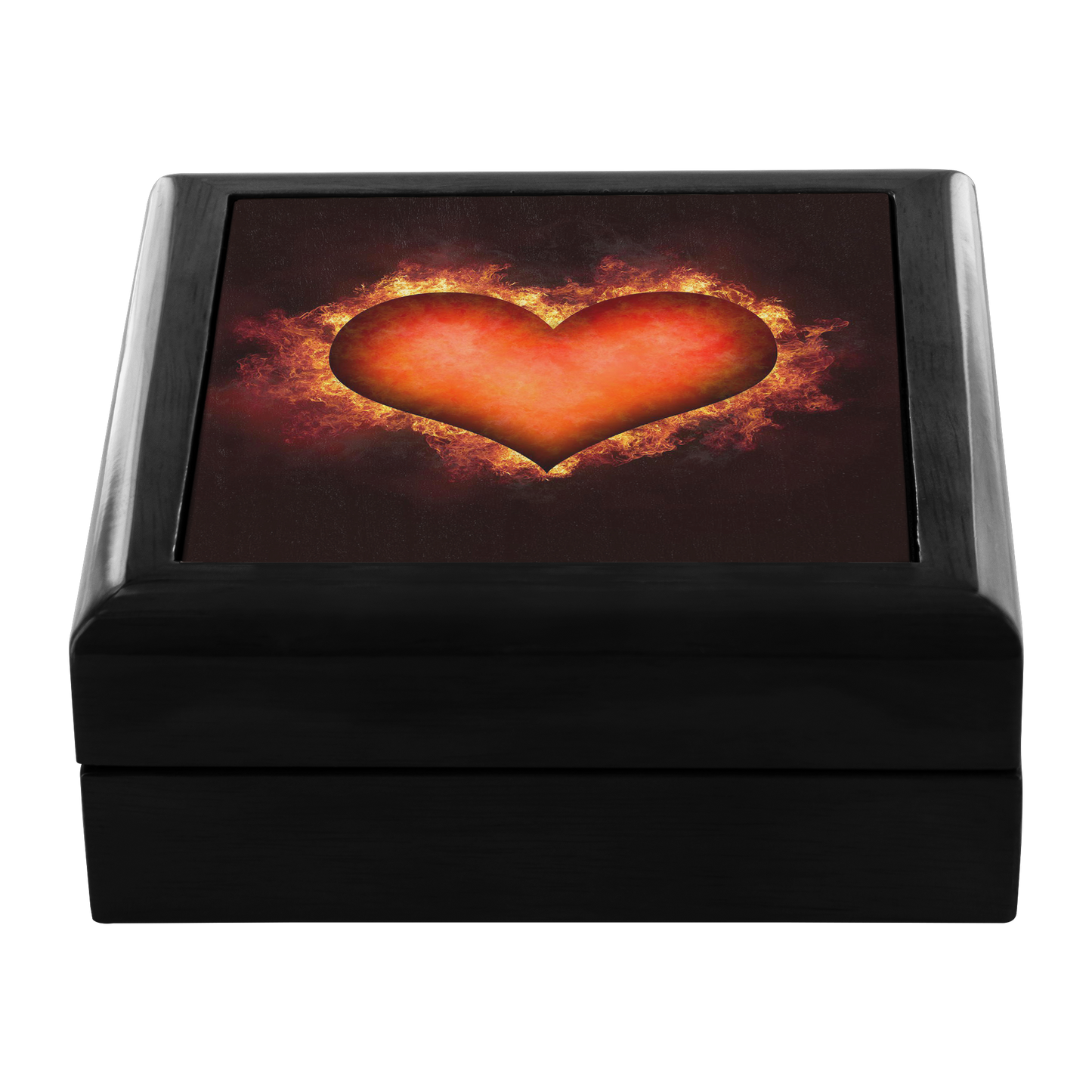 Flaming Heart Jewelry Box - Schoppix Gifts