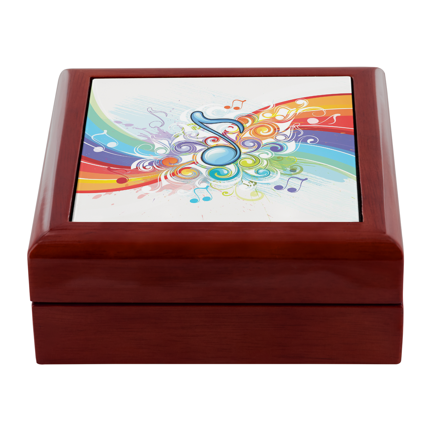 Rainbow Music Notes Jewelry Box - Schoppix Gifts