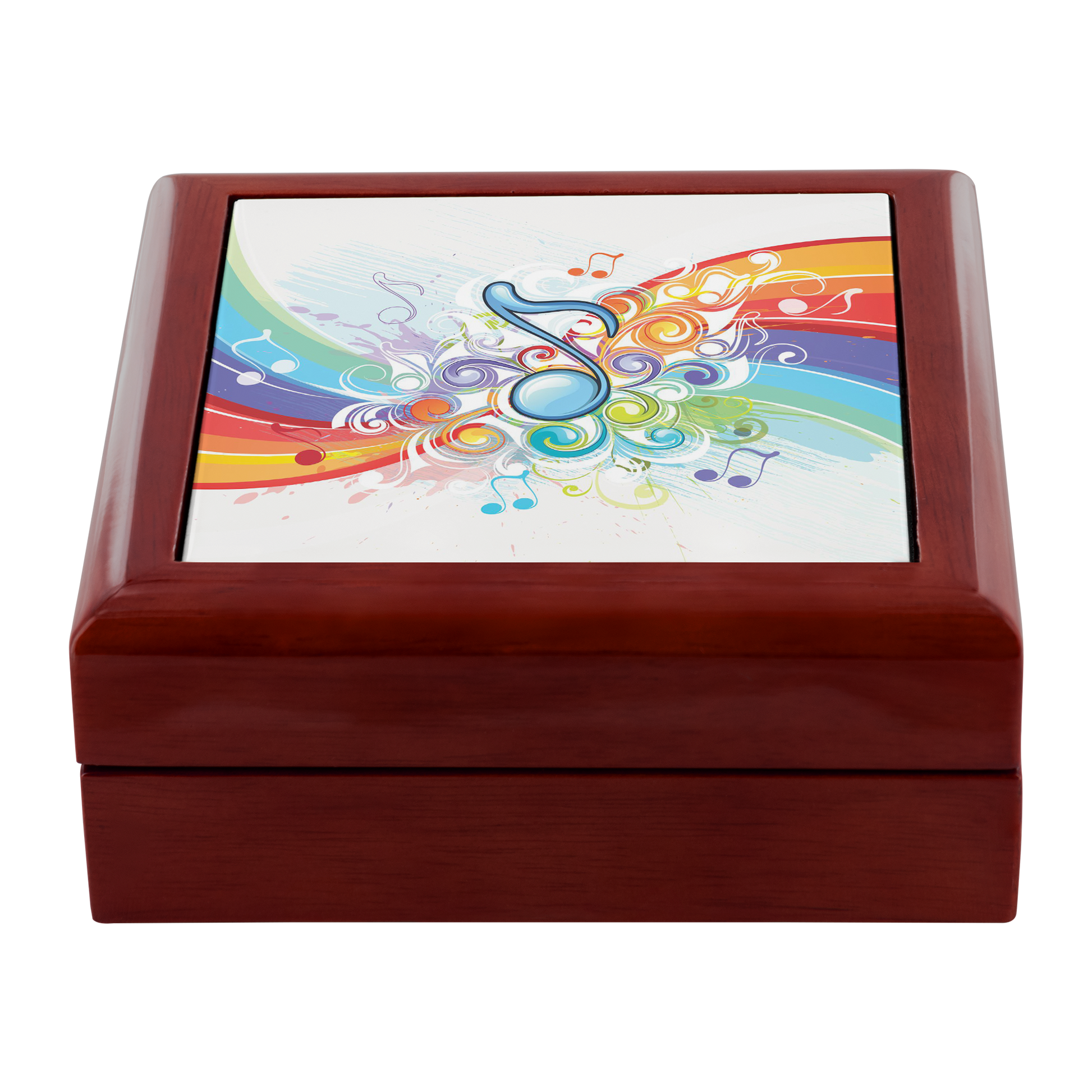 Rainbow Music Notes Jewelry Box - Schoppix Gifts