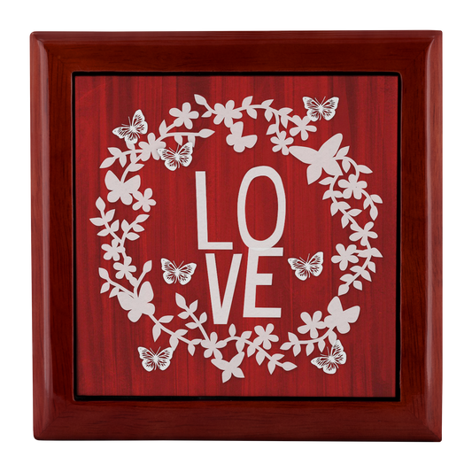 Love Butterfly Wreath Jewelry Box - Schoppix Gifts